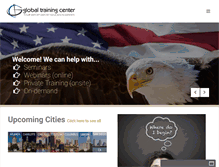 Tablet Screenshot of globaltrainingcenter.com